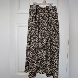 Robert Louis Animal Print Maxi Skirt